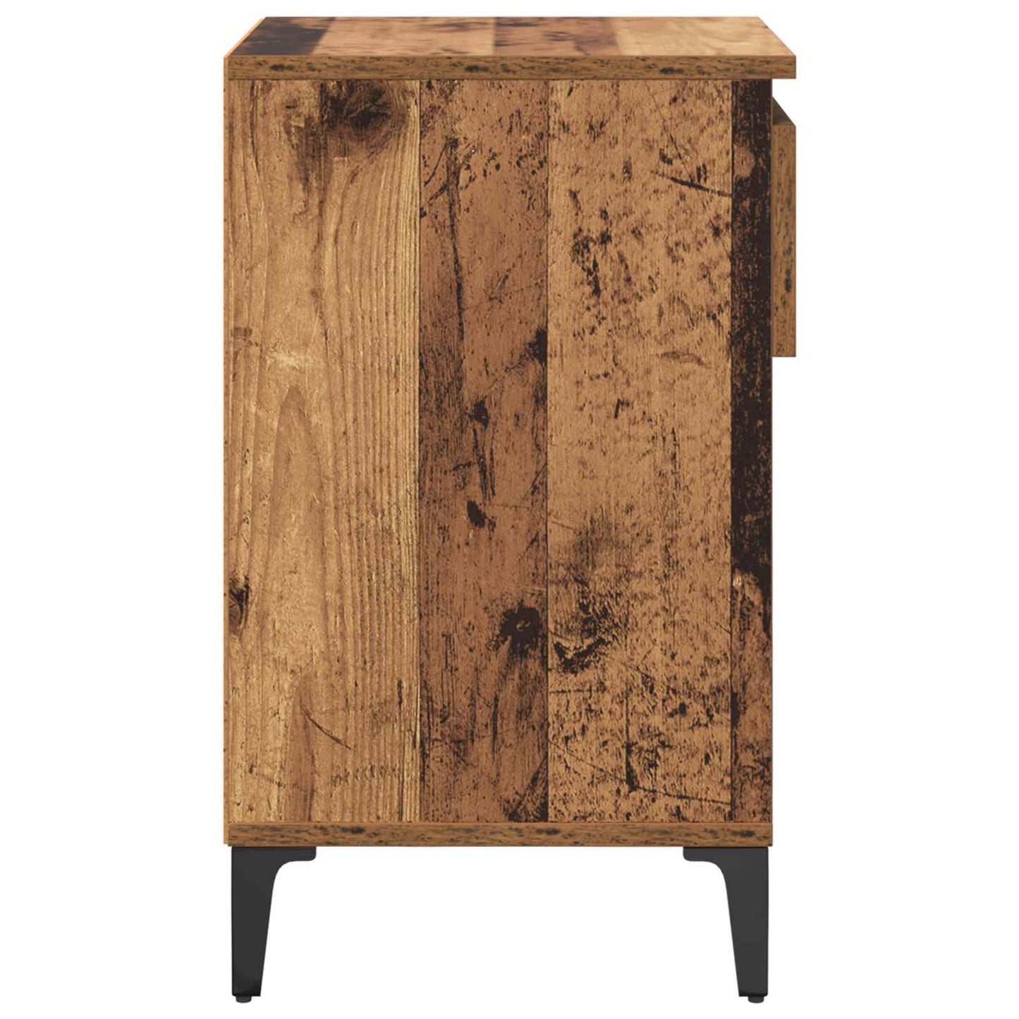 Skříň Na Obuv 102 X 36 X 60 Cm Kompozitní Dřevo Staré Dřevo