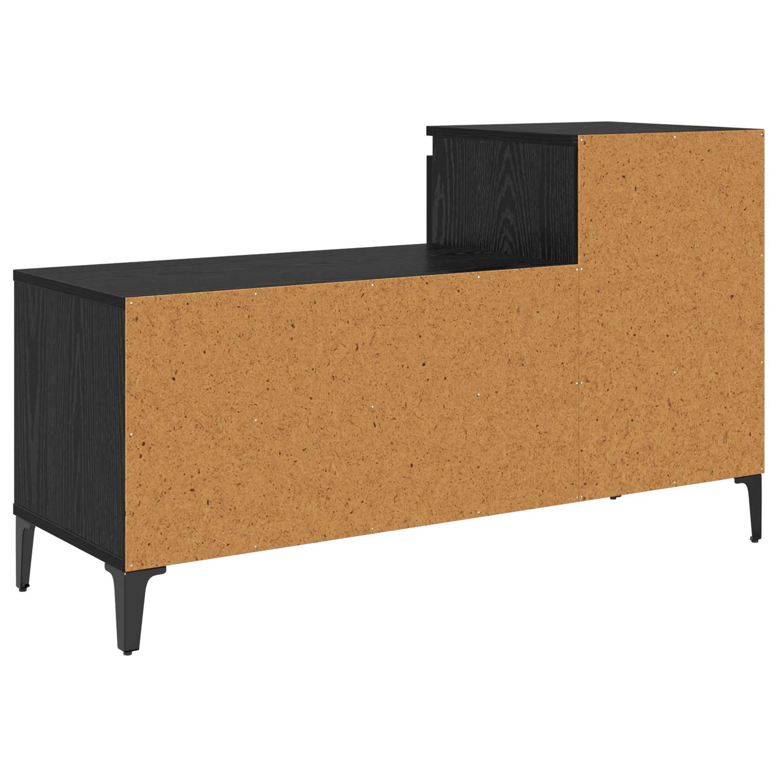 Skříň Na Obuv 102 X 36 X 60 Cm Kompozitní Dřevo Černý Dub