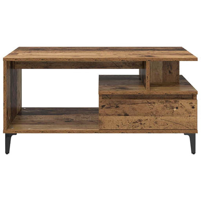 Konferenční Stolek Staré Dřevo 90 X 49 X 45 Cm Kompozitní Dřevo
