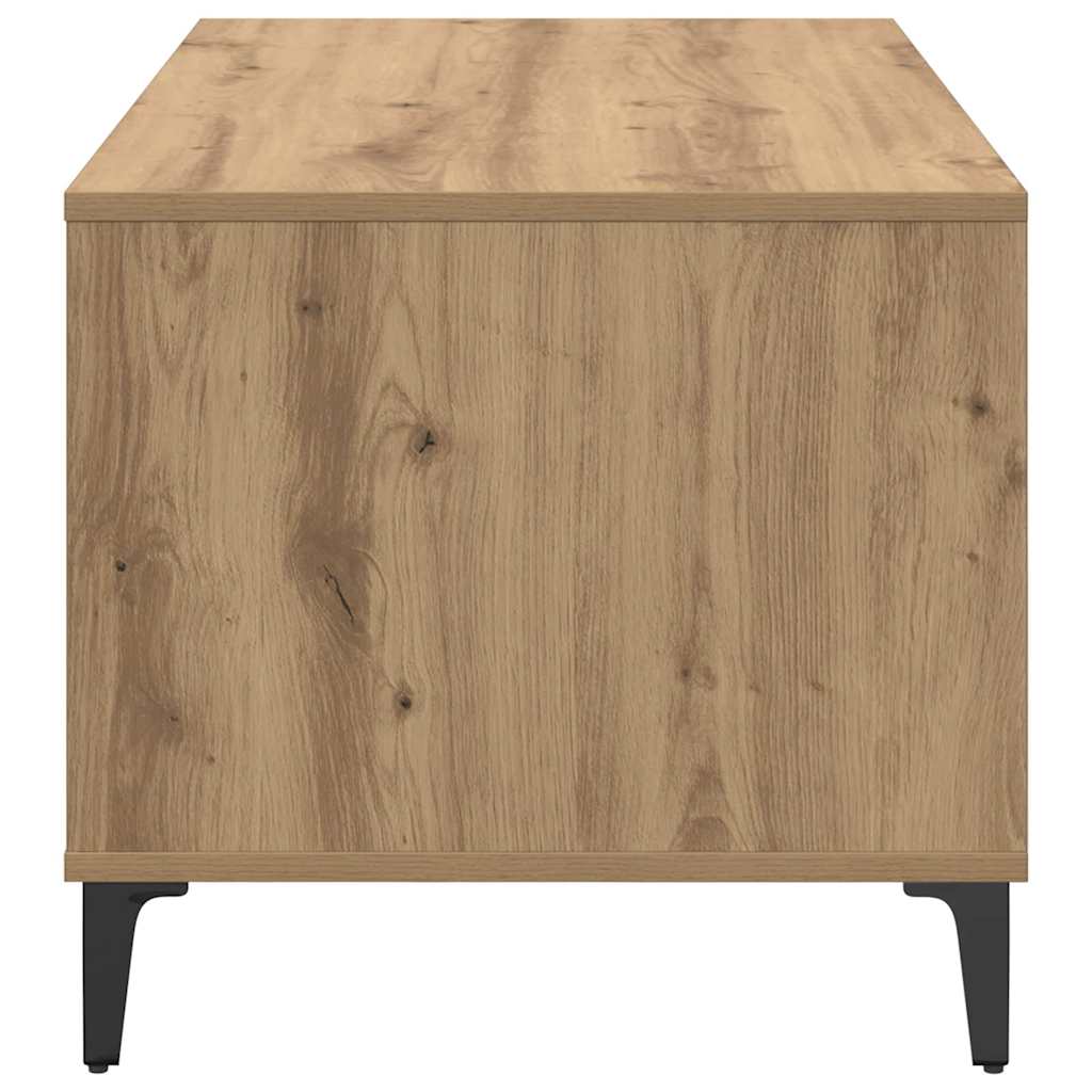 Konferenční Stolek Artisanový Dub 90 X 49 X 45 Cm
