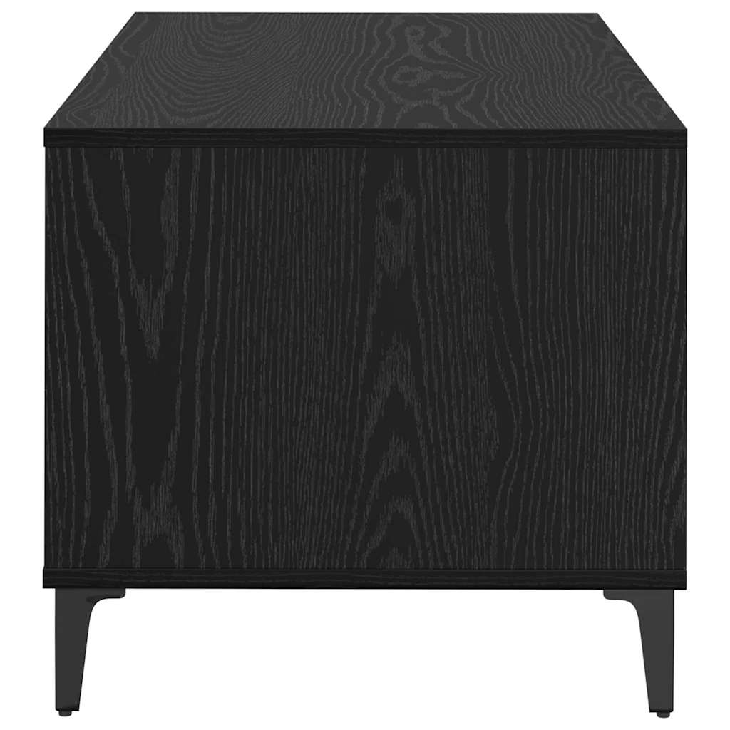 Konferenční Stolek Černý Dub 90 X 49 X 45 Cm Kompozitní Dřevo