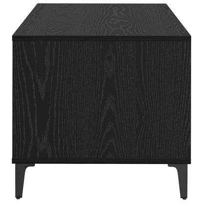 Konferenční Stolek Černý Dub 90 X 49 X 45 Cm Kompozitní Dřevo