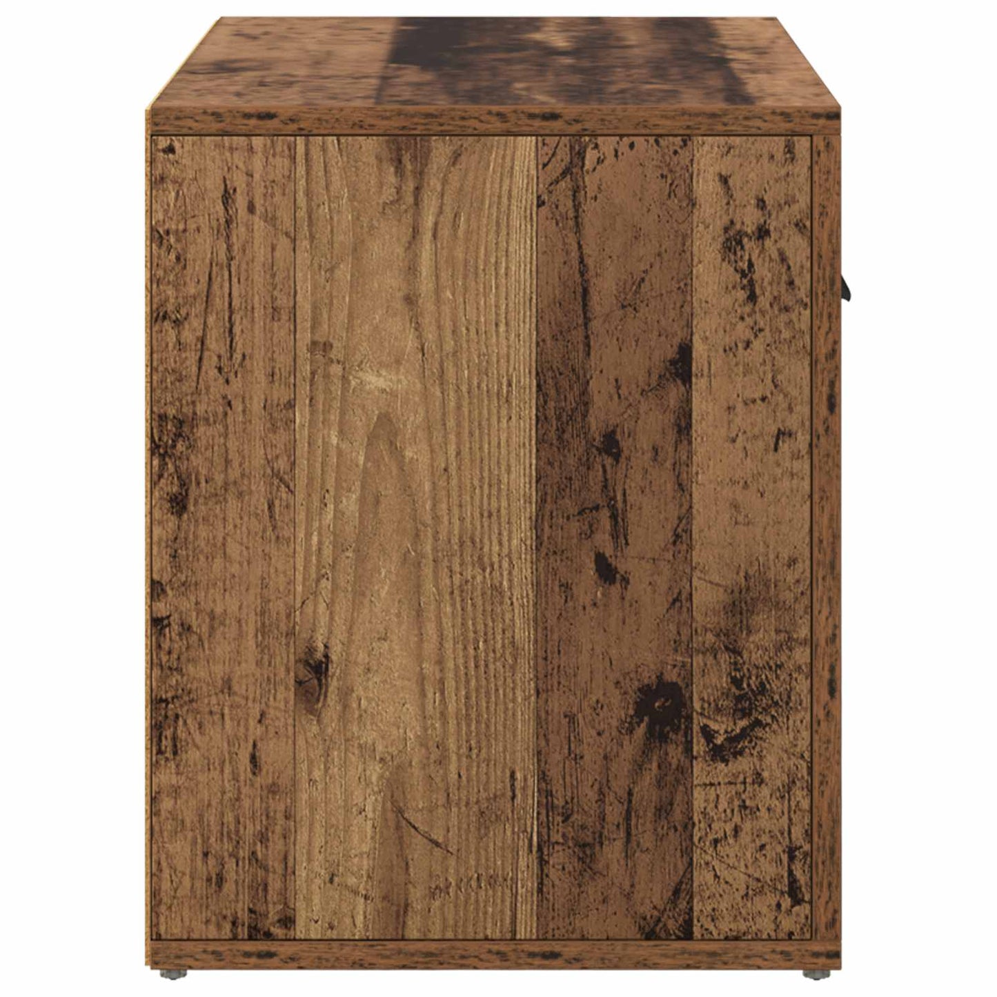 Noční Skříňka Staré Dřevo 35 X 60 X 50 Cm Kompozitní Dřevo