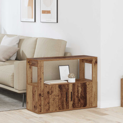 Servírovací Skříň Staré Dřevo 80 X 30 X 60 Cm Kompozitní Dřevo