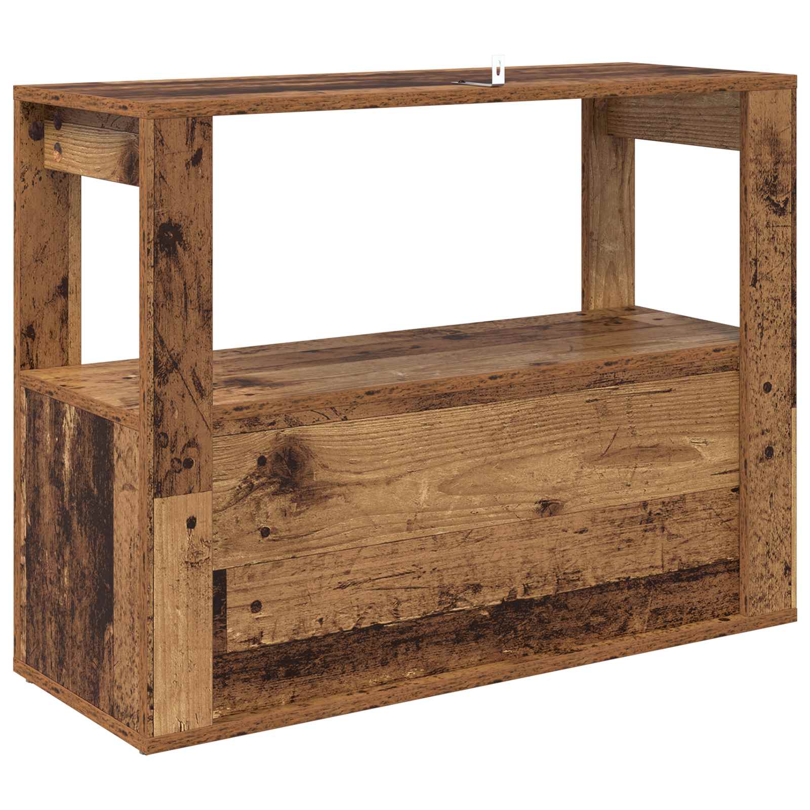 Servírovací Skříň Staré Dřevo 80 X 30 X 60 Cm Kompozitní Dřevo