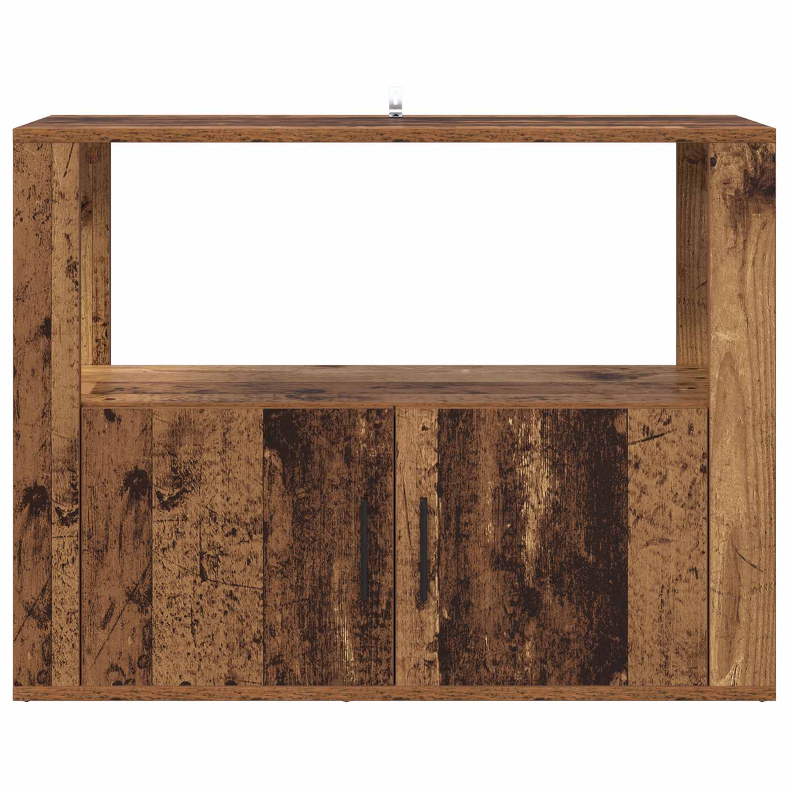 Servírovací Skříň Staré Dřevo 80 X 30 X 60 Cm Kompozitní Dřevo