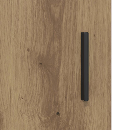 Servírovací Skříň Dub Artisan 80 X 30 X 60 Cm Kompozitní Dřevo