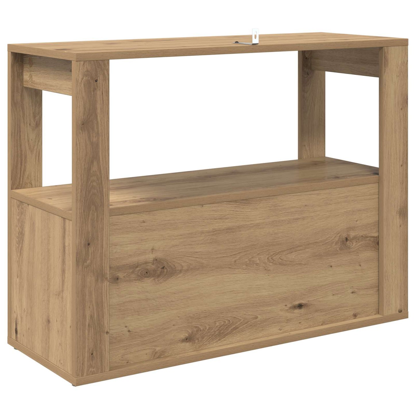 Servírovací Skříň Dub Artisan 80 X 30 X 60 Cm Kompozitní Dřevo