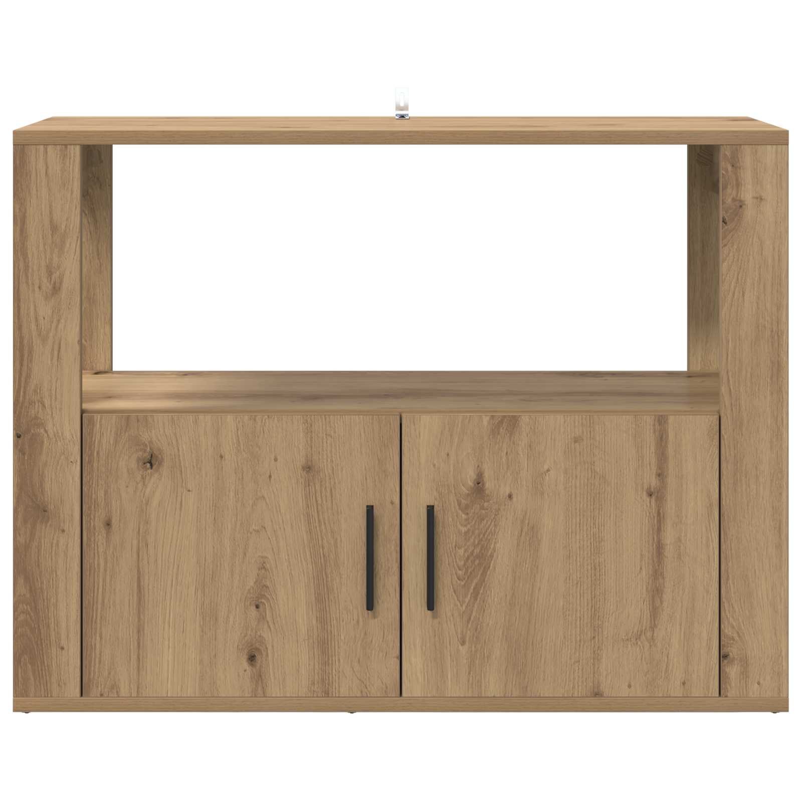 Servírovací Skříň Dub Artisan 80 X 30 X 60 Cm Kompozitní Dřevo