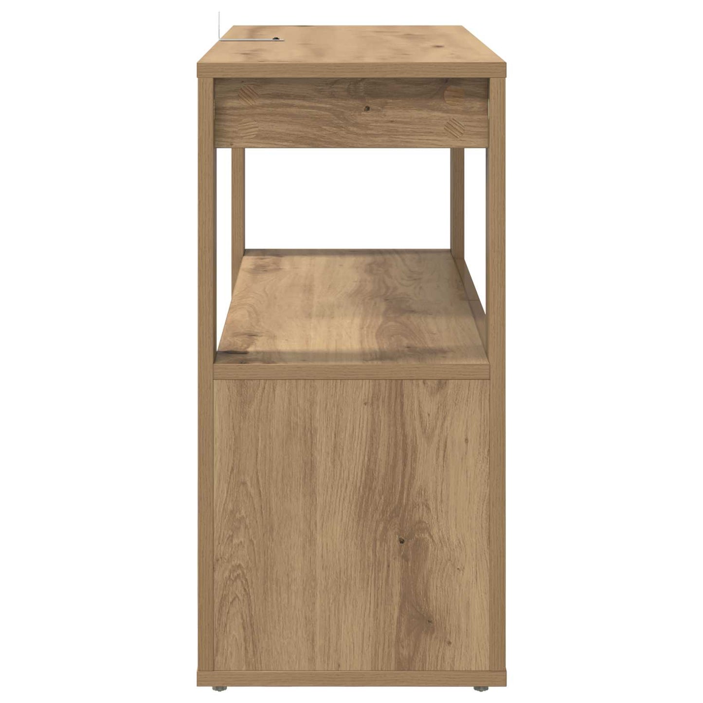 Servírovací Skříň Dub Artisan 80 X 30 X 60 Cm Kompozitní Dřevo