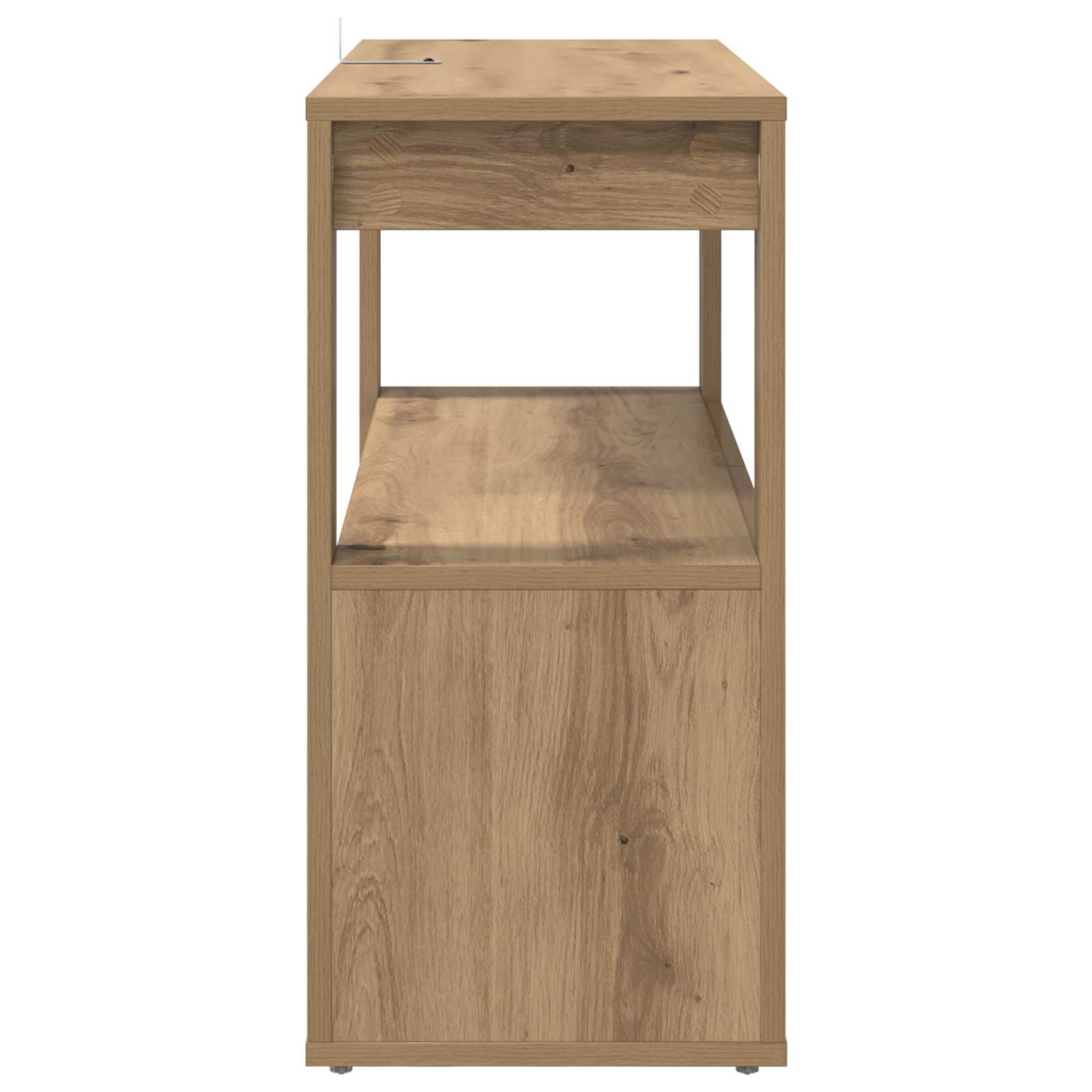 Servírovací Skříň Dub Artisan 80 X 30 X 60 Cm Kompozitní Dřevo