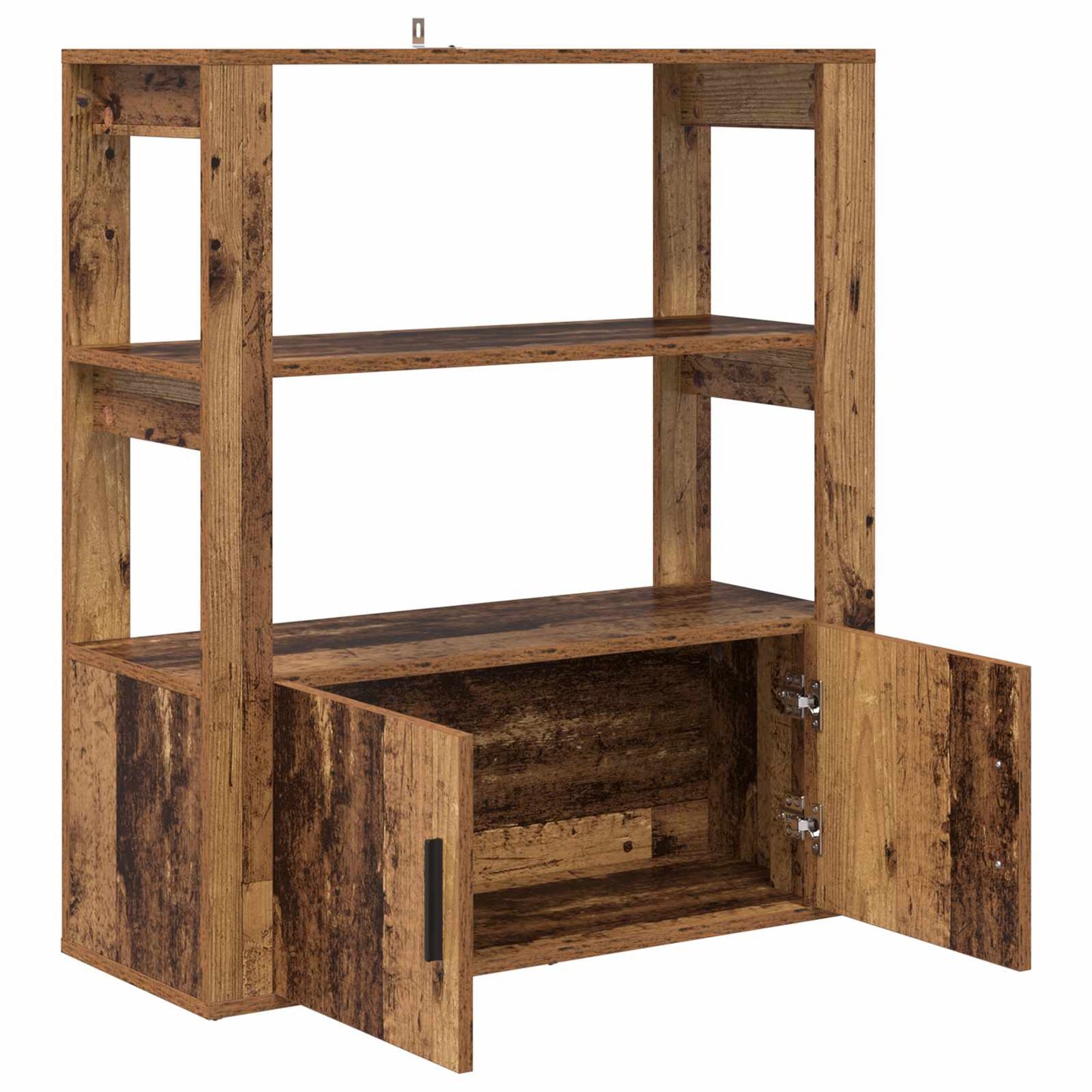 Servírovací Skříň Staré Dřevo 30 X 80 X 90 Cm Kompozitní Dřevo