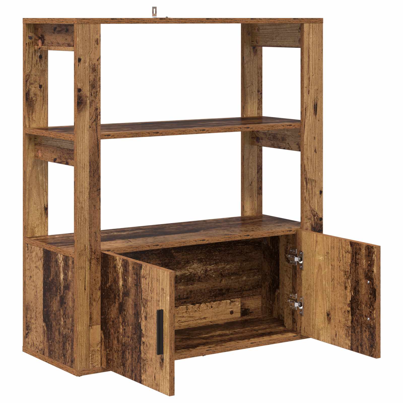 Servírovací Skříň Staré Dřevo 30 X 80 X 90 Cm Kompozitní Dřevo