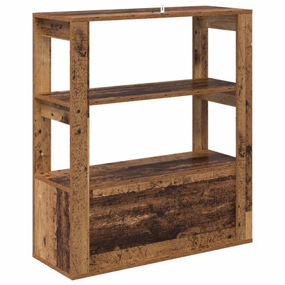 Servírovací Skříň Staré Dřevo 30 X 80 X 90 Cm Kompozitní Dřevo