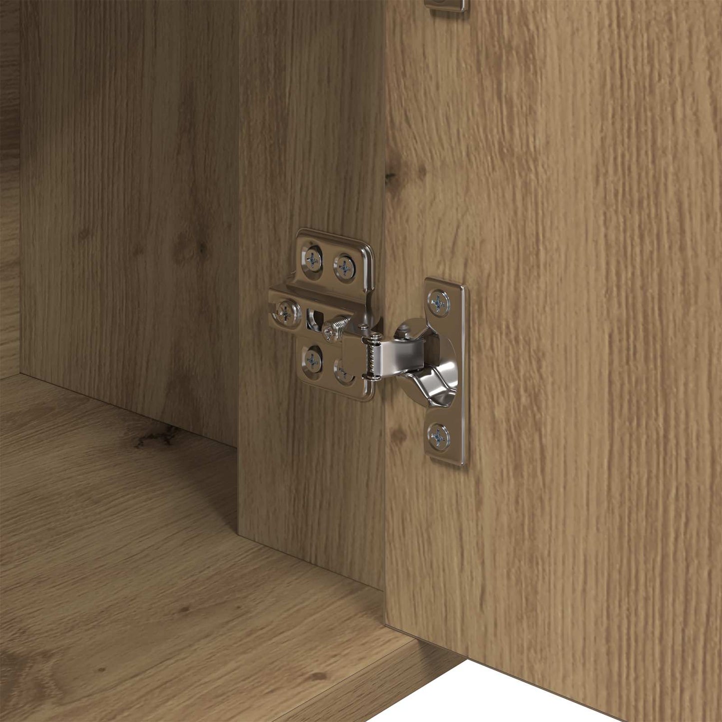 Servírovací Skříň Dub Artisan 30 X 80 X 90 Cm Kompozitní Dřevo