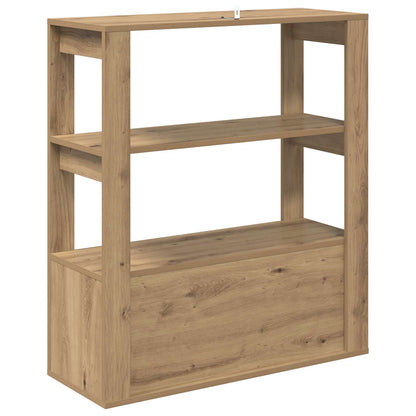Servírovací Skříň Dub Artisan 30 X 80 X 90 Cm Kompozitní Dřevo