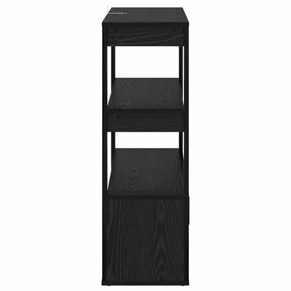 Servírovací Skříň Černý Dub 30 X 80 X 90 Cm Kompozitní Dřevo