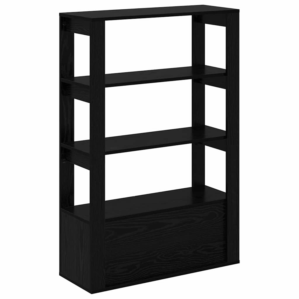 Servírovací Skříň Černý Dub 30 X 80 X 119,5 Cm Kompozitní Dřevo
