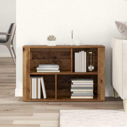 Servírovací Skříň Staré Dřevo 80 X 30 X 53 Cm Kompozitní Dřevo