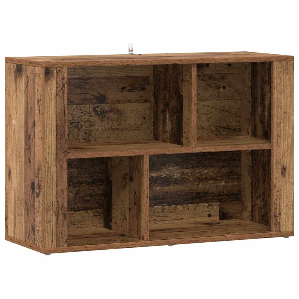 Servírovací Skříň Staré Dřevo 80 X 30 X 53 Cm Kompozitní Dřevo