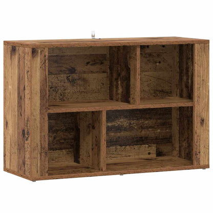 Servírovací Skříň Staré Dřevo 80 X 30 X 53 Cm Kompozitní Dřevo