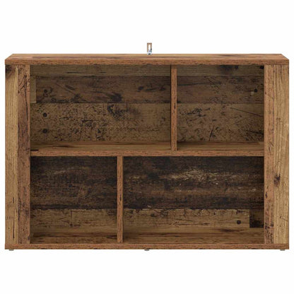 Servírovací Skříň Staré Dřevo 80 X 30 X 53 Cm Kompozitní Dřevo