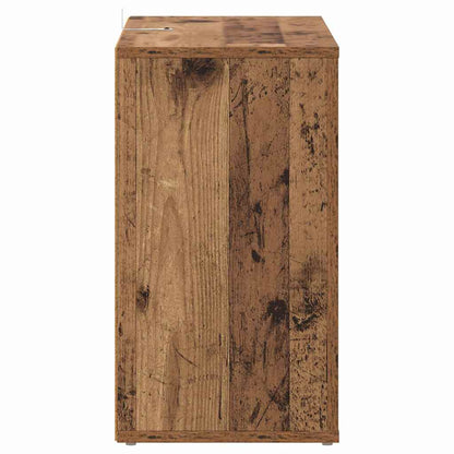 Servírovací Skříň Staré Dřevo 80 X 30 X 53 Cm Kompozitní Dřevo