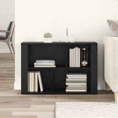 Servírovací Skříň Černý Dub 80 X 30 X 53 Cm Kompozitní Dřevo