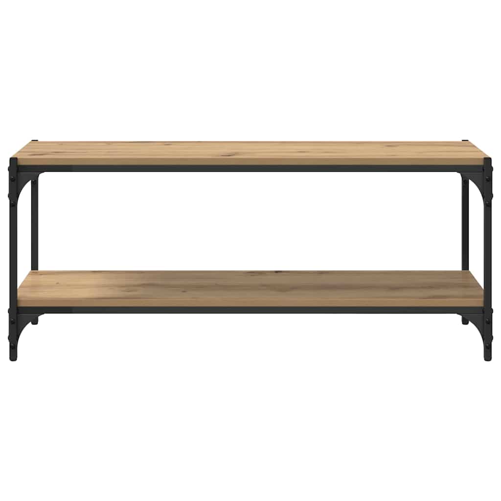 Televizní Skříň 2 Úrovní 100X33X41Cm Konstrukční Dřevo A Železo