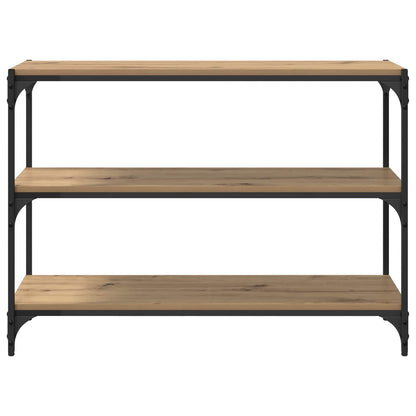Knihovna 3 Úrovní 100 X 33 X 70,5 Cm Konstrukční Dřevo A Železo