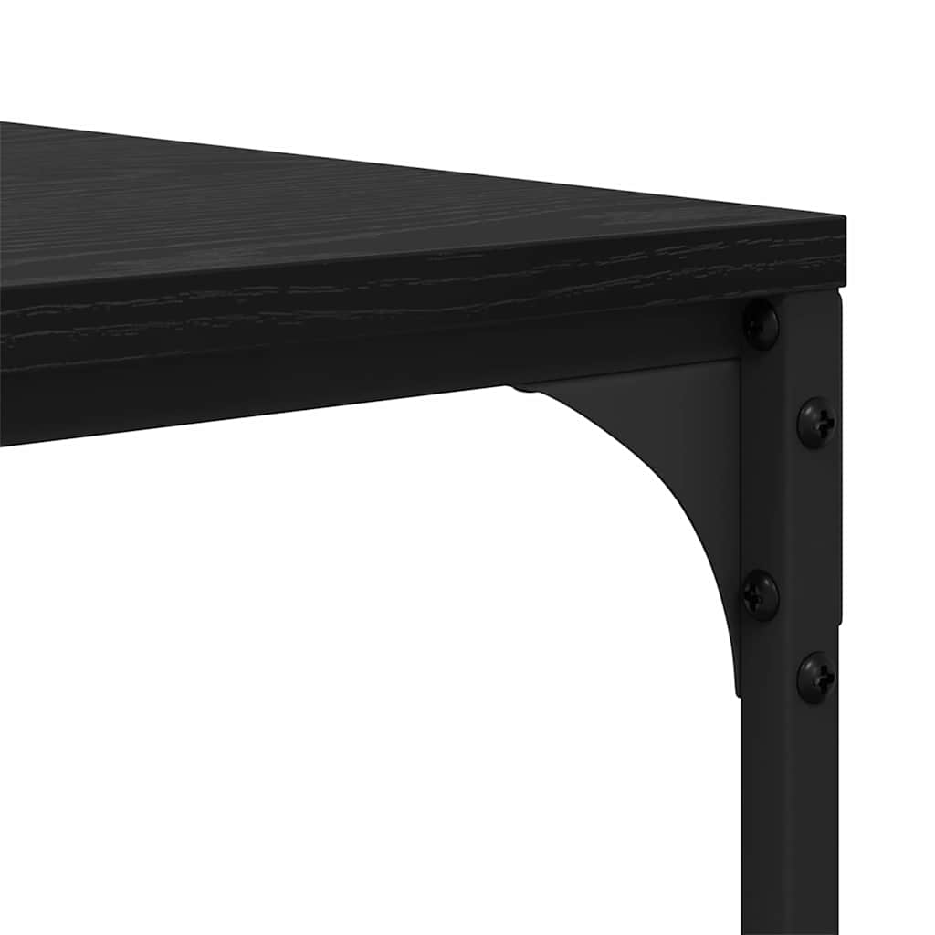 Konferenční Stolek Černý Dub 100 X 50 X 35 Cm Kompozitní Dřevo