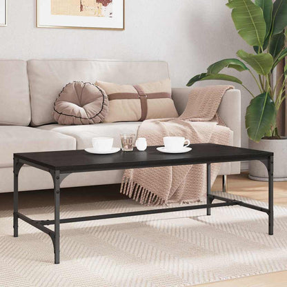 Konferenční Stolek Černý Dub 100 X 50 X 35 Cm Kompozitní Dřevo