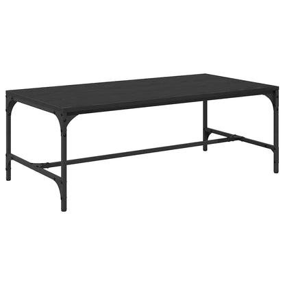 Konferenční Stolek Černý Dub 100 X 50 X 35 Cm Kompozitní Dřevo