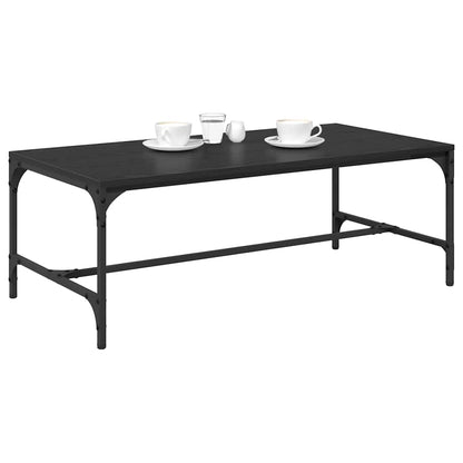 Konferenční Stolek Černý Dub 100 X 50 X 35 Cm Kompozitní Dřevo