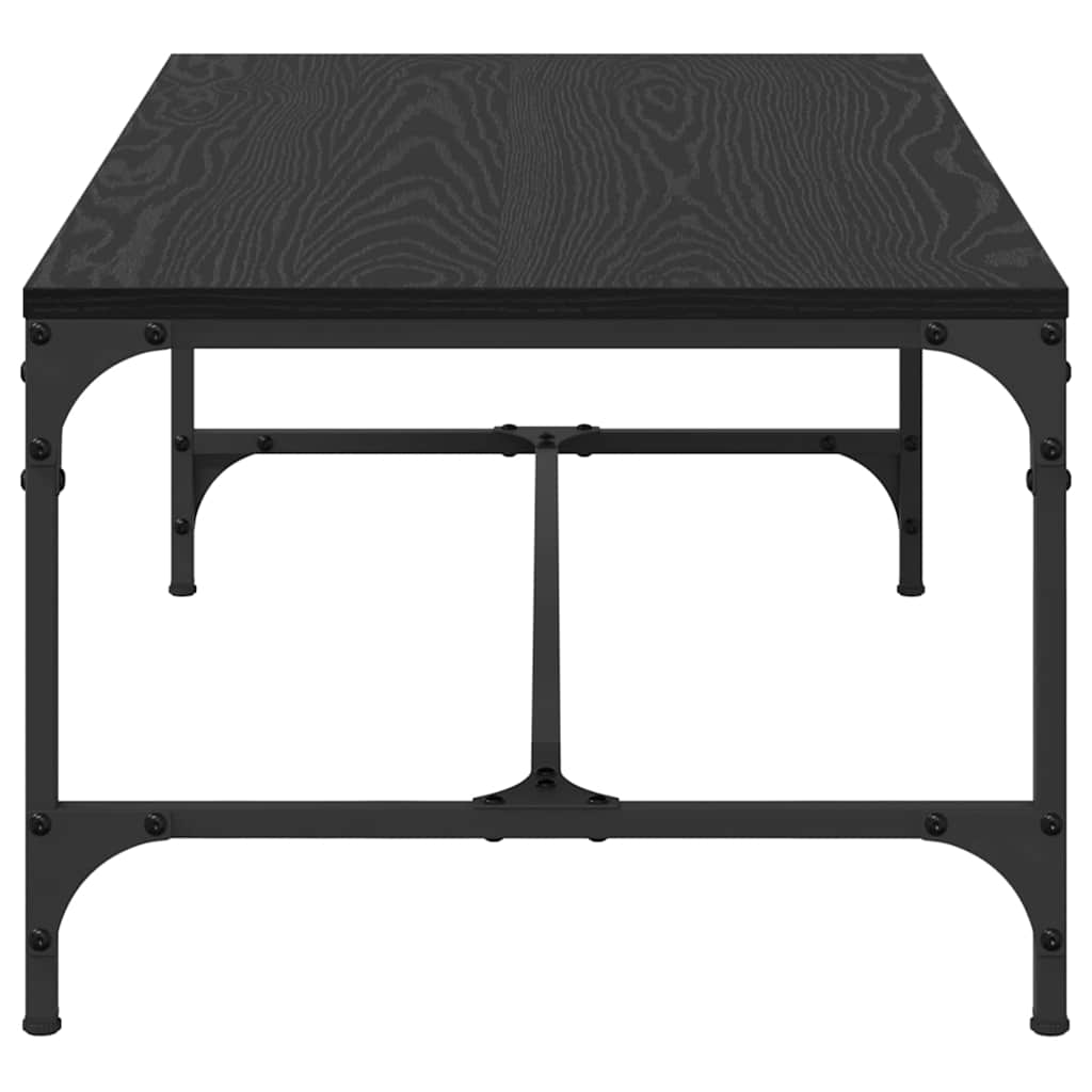 Konferenční Stolek Černý Dub 100 X 50 X 35 Cm Kompozitní Dřevo