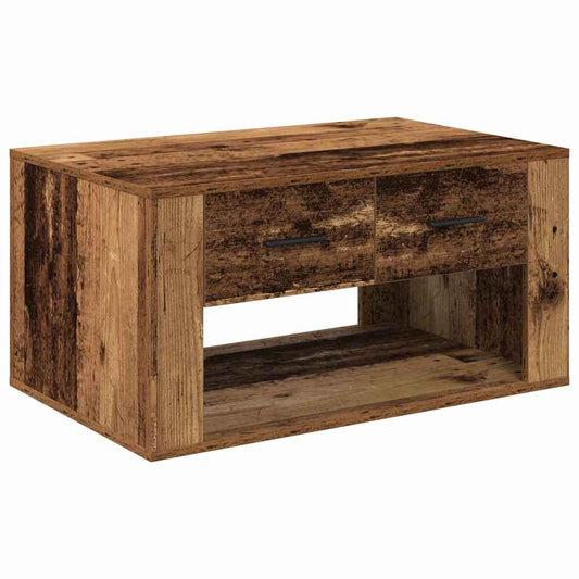 Konferenční Stolek Staré Dřevo 80 X 50 X 40 Cm Kompozitní Dřevo