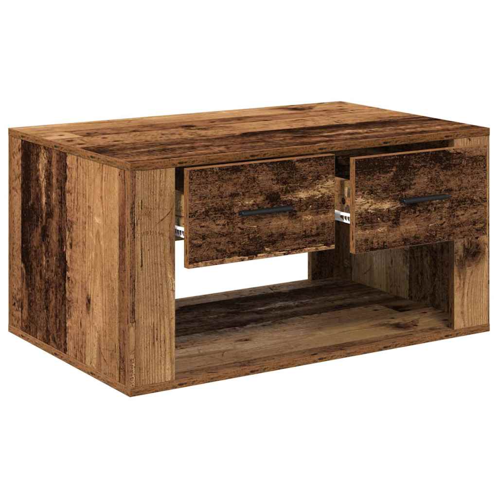 Konferenční Stolek Staré Dřevo 80 X 50 X 40 Cm Kompozitní Dřevo