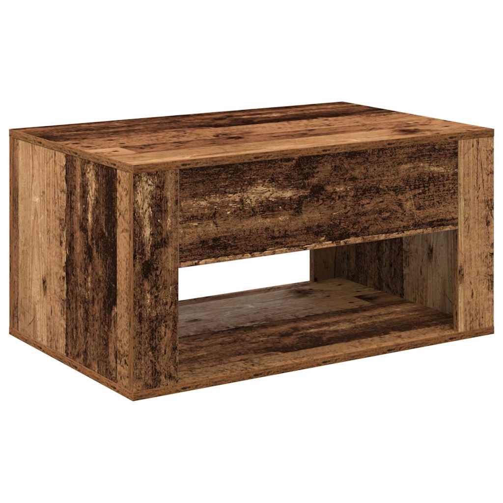 Konferenční Stolek Staré Dřevo 80 X 50 X 40 Cm Kompozitní Dřevo