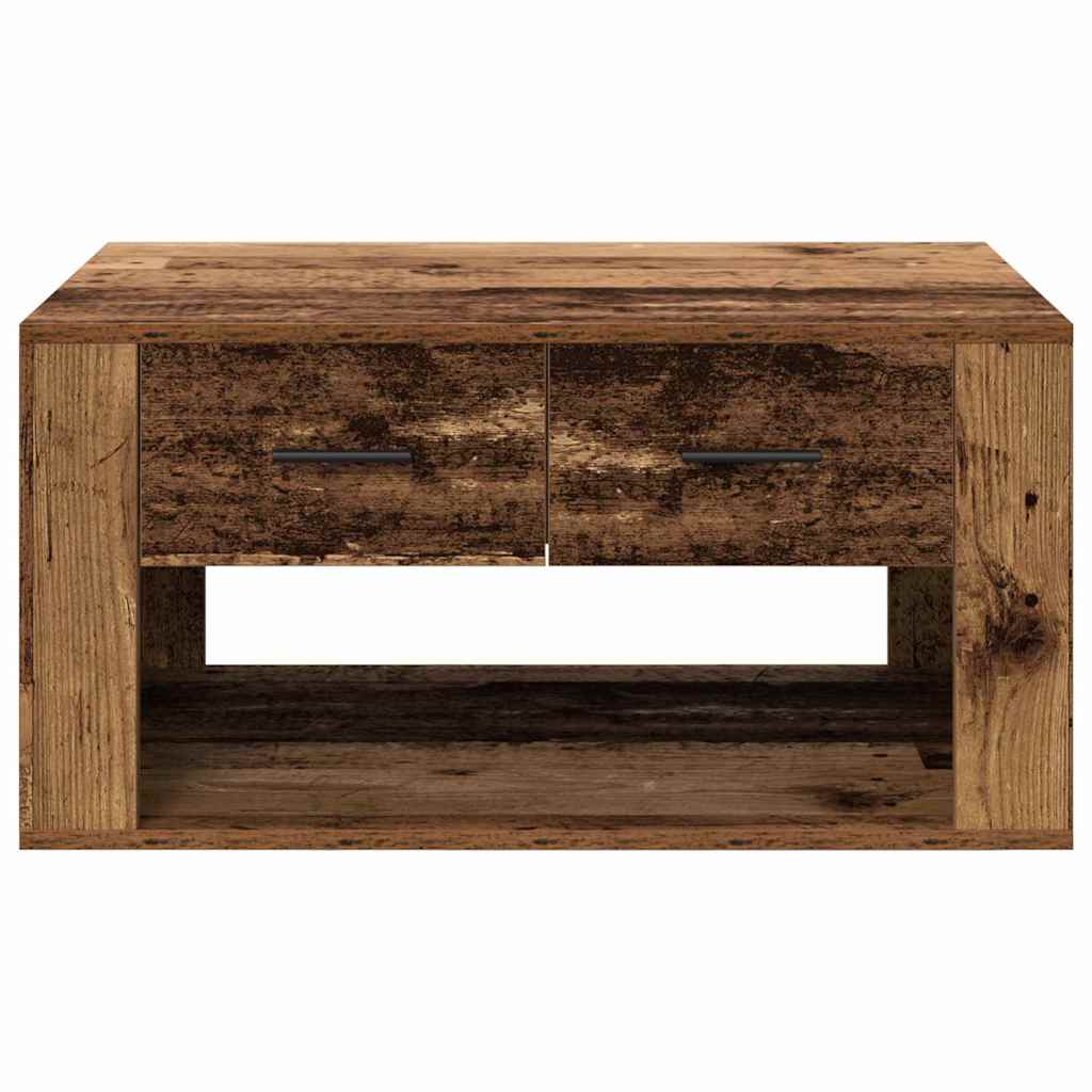 Konferenční Stolek Staré Dřevo 80 X 50 X 40 Cm Kompozitní Dřevo