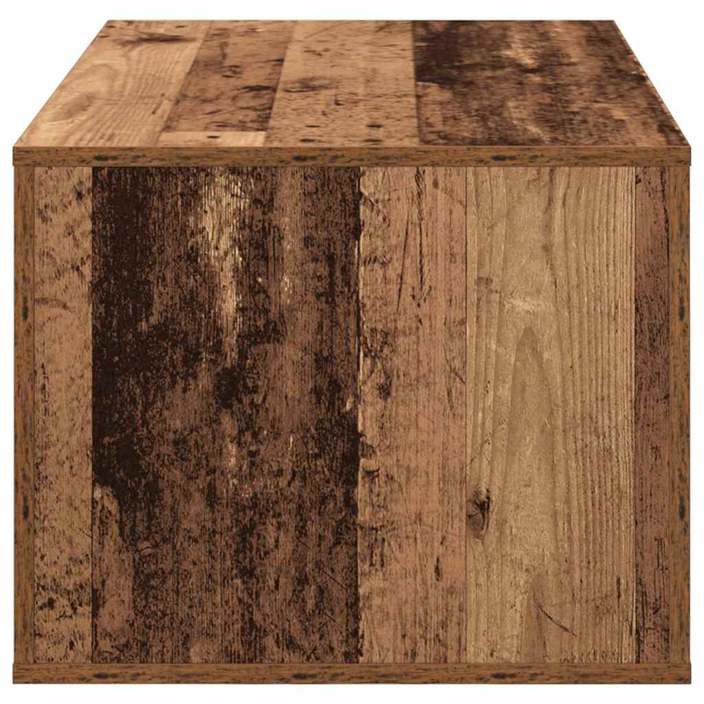 Konferenční Stolek Staré Dřevo 80 X 50 X 40 Cm Kompozitní Dřevo