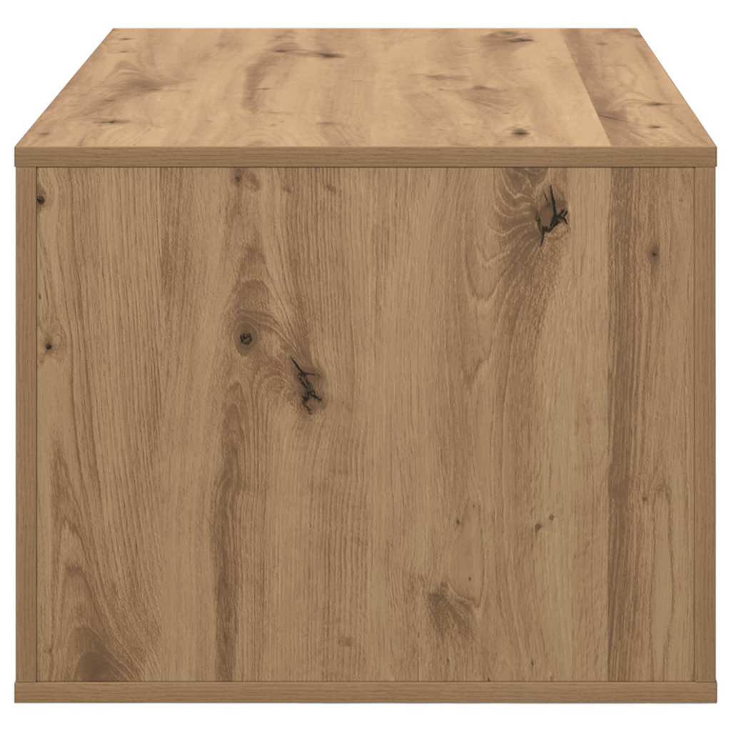 Konferenční Stolek Artisanový Dub 80 X 50 X 40 Cm