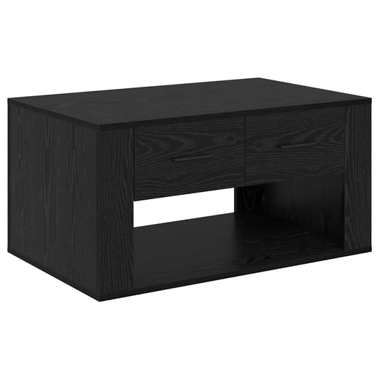 Konferenční Stolek Černý Dub 80 X 50 X 40 Cm Kompozitní Dřevo
