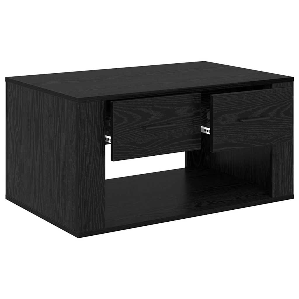 Konferenční Stolek Černý Dub 80 X 50 X 40 Cm Kompozitní Dřevo