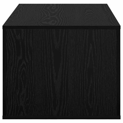 Konferenční Stolek Černý Dub 80 X 50 X 40 Cm Kompozitní Dřevo