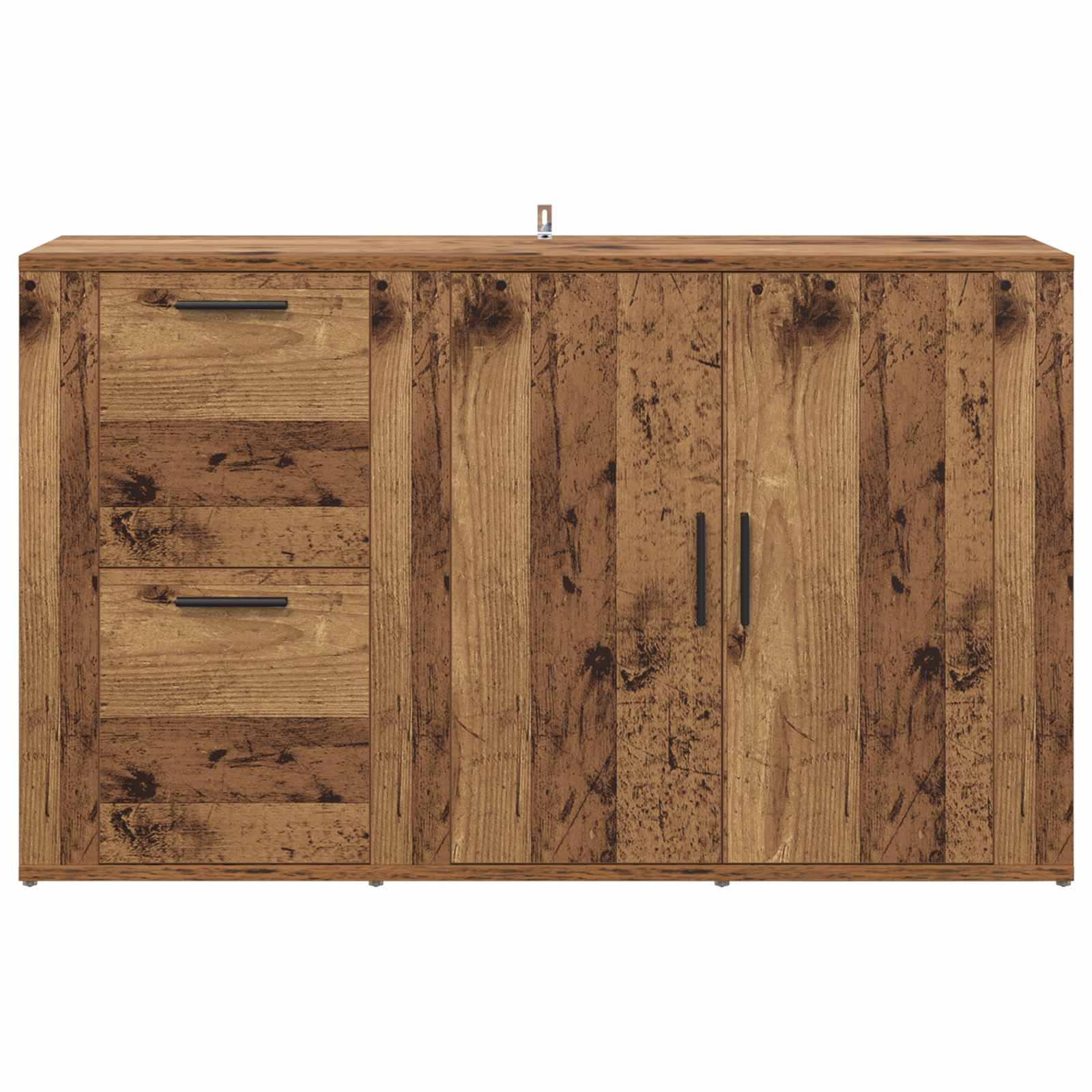Servírovací Skříň Staré Dřevo 100 X 33 X 59.5 Cm