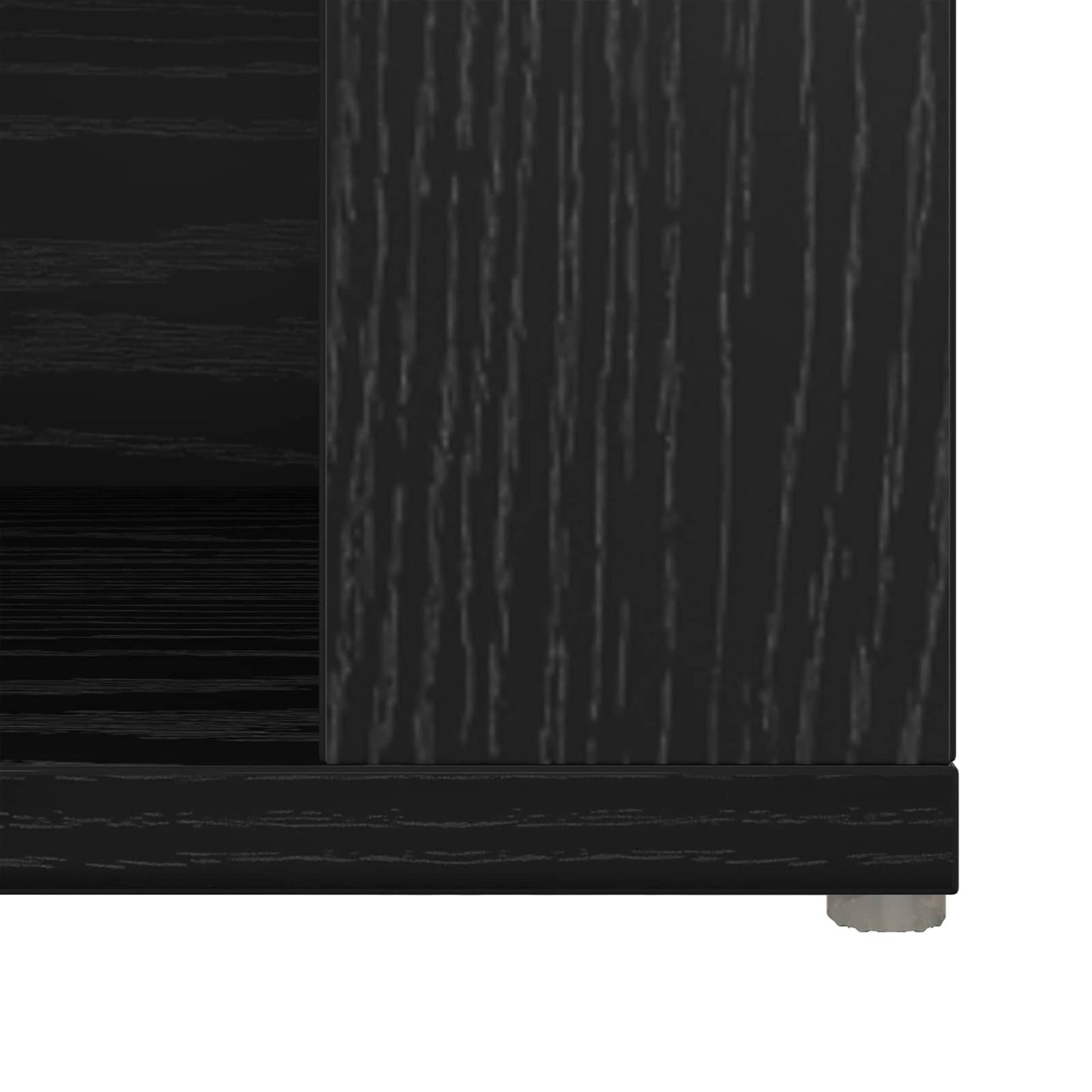 Servírovací Skříň Černý Dub 100 X 30 X 59,5 Cm Kompozitní Dřevo