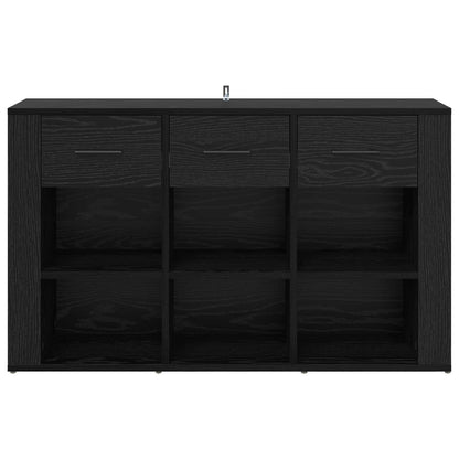 Servírovací Skříň Černý Dub 100 X 30 X 59,5 Cm Kompozitní Dřevo