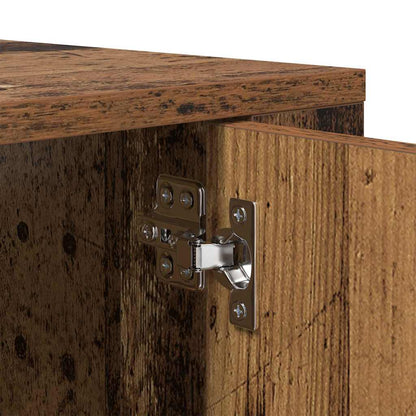 Nástěnný Tv Kabinet 80 X 34.5 X 40 Cm Staré Dřevo