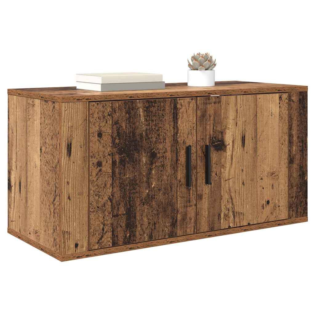 Nástěnný Tv Kabinet 80 X 34.5 X 40 Cm Staré Dřevo