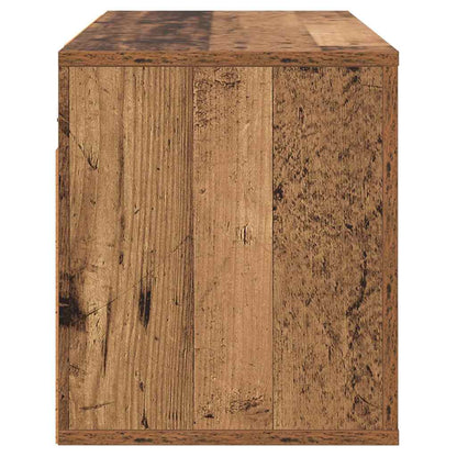 Nástěnný Tv Kabinet 80 X 34.5 X 40 Cm Staré Dřevo